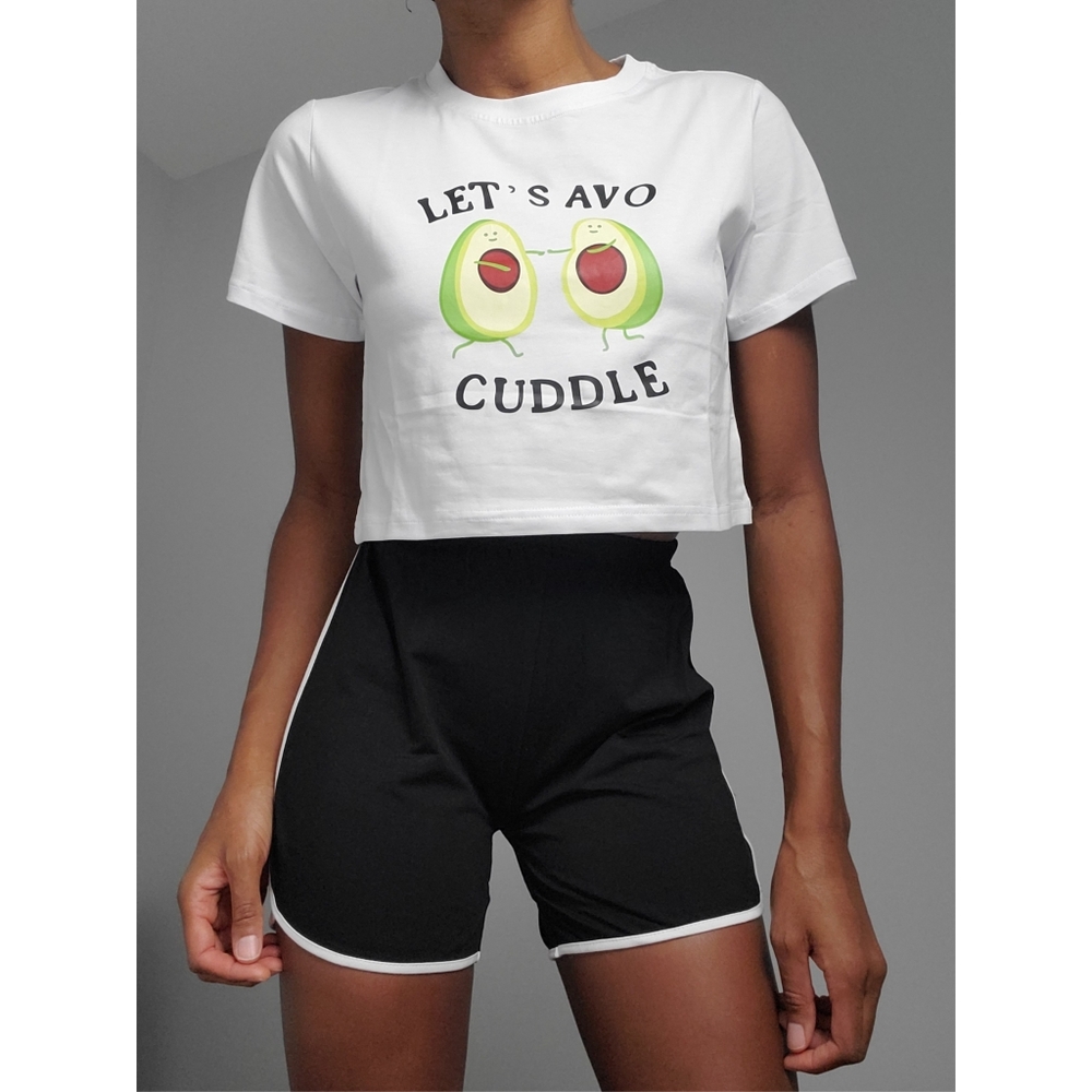 Avocado Cartoon Pajama Set